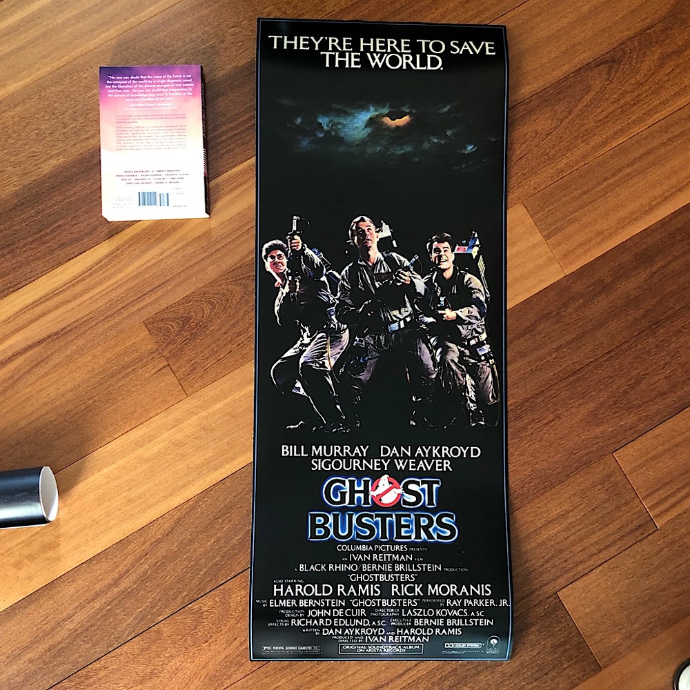 Ghost Busters Vintage Poster 13.5” x 35.5”